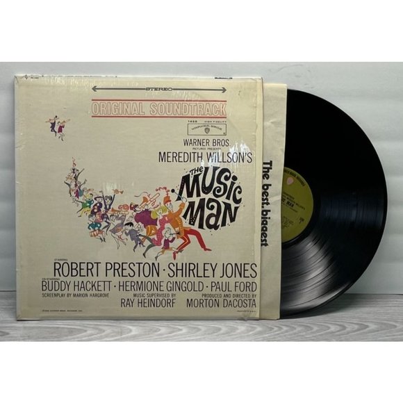 The Music Man Original Soundtrack Vinyl LP Robert Preston Shirley Jones Shrink - Picture 1 of 5